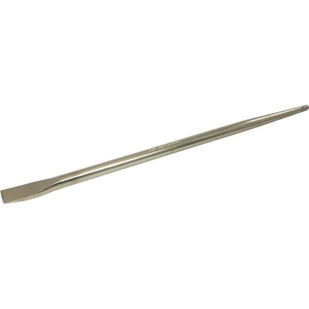 GRAY TOOLS Pinch Bar, 3/4" Width Of Cut X 5/8" Shank X 18" Long, Nickel Plate C66